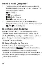 Preview for 99 page of Amplicomms TCL 250 Operating Instructions Manual