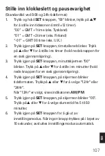 Preview for 110 page of Amplicomms TCL 250 Operating Instructions Manual