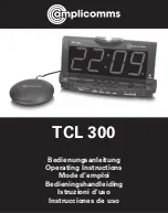 Preview for 1 page of Amplicomms TCL 300 Operating Instructions Manual