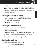 Preview for 21 page of Amplicomms TCL 300 Operating Instructions Manual