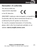 Preview for 29 page of Amplicomms TCL 300 Operating Instructions Manual