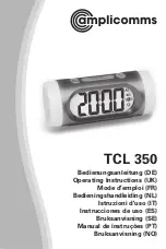 Amplicomms TCL 350 Operating Instructions Manual preview