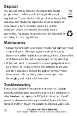 Preview for 29 page of Amplicomms TCL 350 Operating Instructions Manual