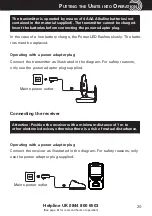 Preview for 36 page of Amplicomms Watch & Care V130 User Manual