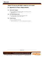 Preview for 40 page of Amplicon Impact-E 30 User Manual