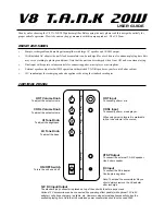 Preview for 1 page of AMPLISONIC V8 T.A.N.K. 20W User Manual