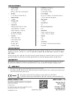 Preview for 2 page of AMPLISONIC V8 T.A.N.K. 20W User Manual