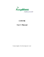 Amplitec C15F-5B User Manual preview