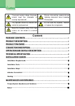 Preview for 2 page of Amplitec C20M-5B Series User Manual