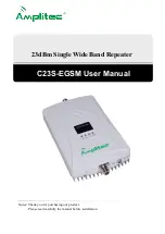 Preview for 1 page of Amplitec C23S-EGSM User Manual