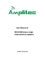 Preview for 1 page of Amplitec W20-GSM User Manual