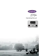 AmpliVox 270+ Operating Manual предпросмотр