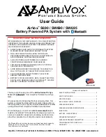 Preview for 1 page of AmpliVox AirVox S690 User Manual