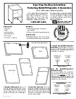 Предварительный просмотр 1 страницы AmpliVox Lectern Base S-260 Easy Step-By-Step Instructions