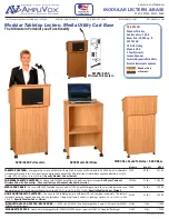 Preview for 1 page of AmpliVox Modular Lectern S250 Brochure