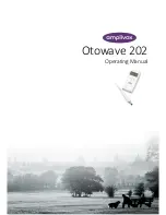 AmpliVox Otowave 202 Operating Manual предпросмотр