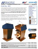 AmpliVox Patriot Plus 3045 Specification Sheet предпросмотр