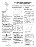 AmpliVox S355 Elite Lectern Assembly Instruction предпросмотр