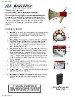 AmpliVox S602 Operating Instructions предпросмотр