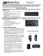 AmpliVox SW355 Instructions preview