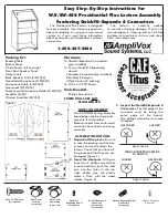 AmpliVox W-450 Easy Step-By-Step Instructions предпросмотр