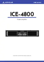 Предварительный просмотр 1 страницы Ampro Audiolab ICE-4800 User Manual