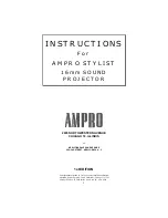 Предварительный просмотр 1 страницы Ampro Stylist Instructions Manual