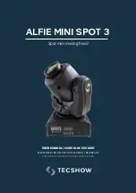 Предварительный просмотр 1 страницы Ampro TECShow Alfie Mini Spot 3 User Manual