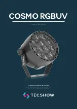 Предварительный просмотр 1 страницы Ampro TECShow Cosmo RGBUV User Manual