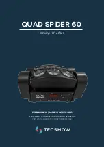 Preview for 1 page of Ampro TECSHOW QUAD SPIDER 60 User Manual