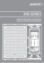 Предварительный просмотр 2 страницы Ampro XRS10P Operation Manual