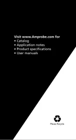 Preview for 64 page of Amprobe 3533204 User Manual