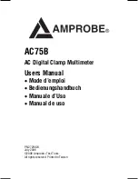 Предварительный просмотр 2 страницы Amprobe AC75B User Manual