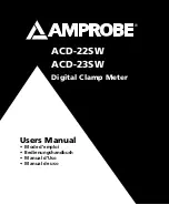 Amprobe ACD-22SW User Manual preview