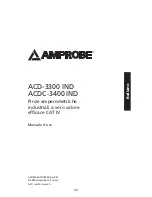 Preview for 50 page of Amprobe ACD-3300 IND User Manual