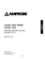 Preview for 50 page of Amprobe ACDC-100 TRMS User Manual