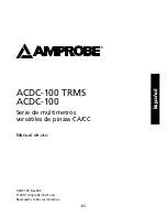 Preview for 66 page of Amprobe ACDC-100 TRMS User Manual