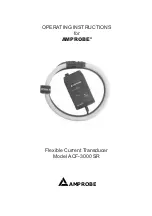 Amprobe ACF-3000 SR Operating Instructions Manual preview