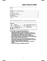 Предварительный просмотр 12 страницы Amprobe AD105A User Manual