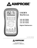 Amprobe AM-120 TRMS User Manual предпросмотр