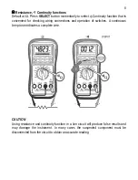 Предварительный просмотр 9 страницы Amprobe AM-120 TRMS User Manual