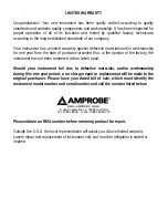 Предварительный просмотр 24 страницы Amprobe AM-120 TRMS User Manual