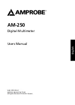 Предварительный просмотр 3 страницы Amprobe AM-250 User Manual