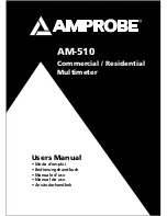 Amprobe AM-510 User Manual preview