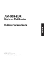 Preview for 61 page of Amprobe AM-555-EUR User Manual