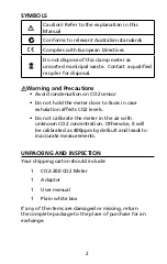 Предварительный просмотр 8 страницы Amprobe CO2-200 User Manual