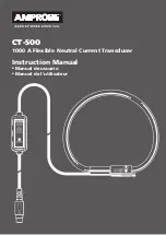 Preview for 1 page of Amprobe CT-500 Instruction Manual