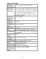 Preview for 86 page of Amprobe IR-500 User Manual