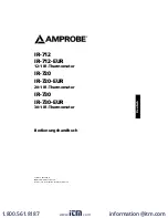 Preview for 35 page of Amprobe IR-712 User Manual