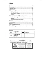 Предварительный просмотр 22 страницы Amprobe IR608A User Manual